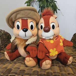 Vintage Disney Chip N Dale Playskool Rescue Rangers Plush 1989